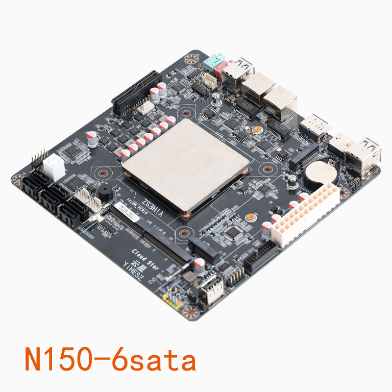 N100/N150 NAS DDR4 Motherboard - огляд і ціна Nas Motherboard N100 6 Sata