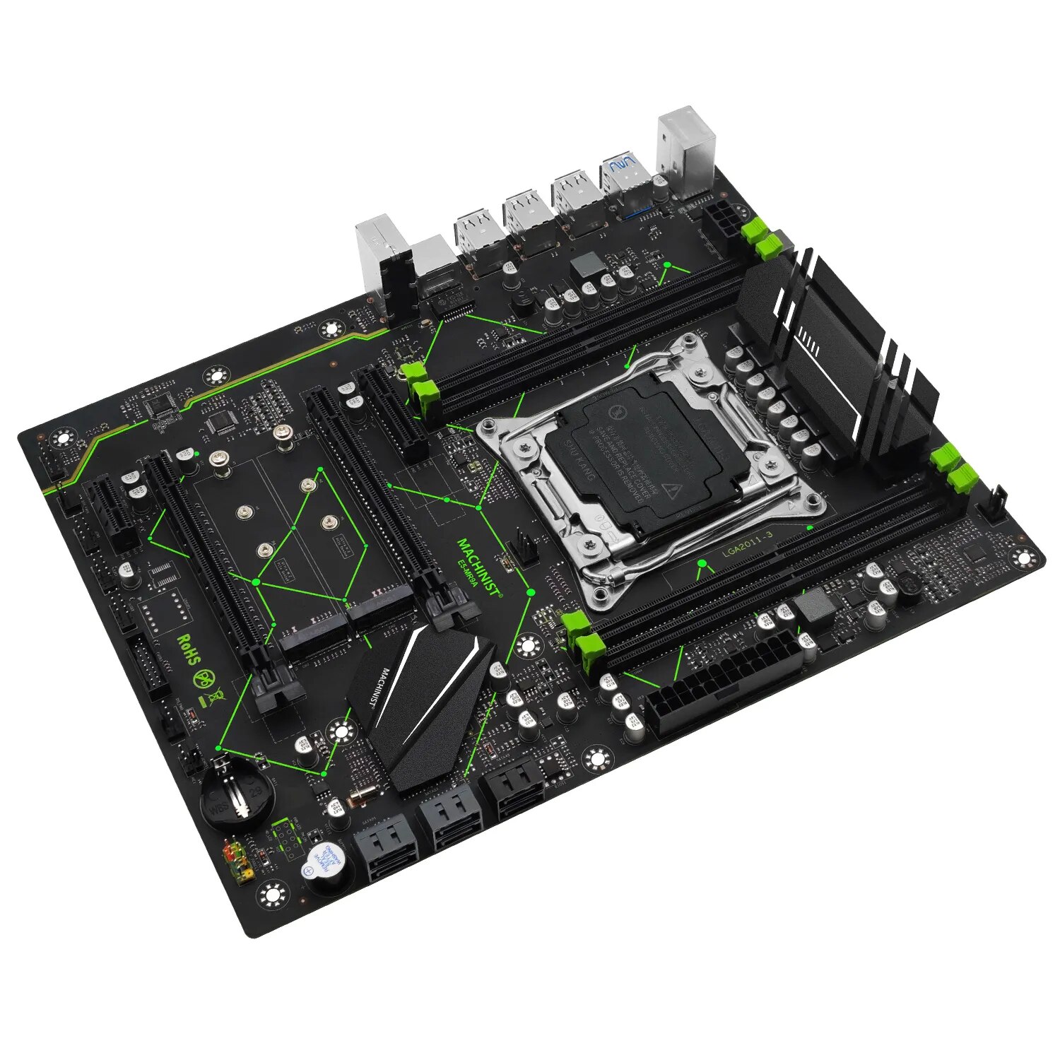 MACHINIST E5 MR9A V1.0 X99 Mot - огляд і ціна X99 Dual Cpu Motherboard Combo