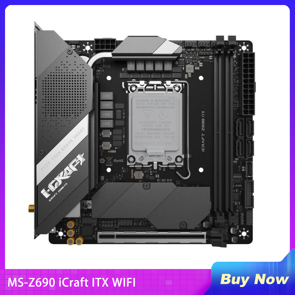 New MS-Z690 iCraft ITX WIFI De - огляд і ціна Lga 1700 Ddr5 Itx Motherboard